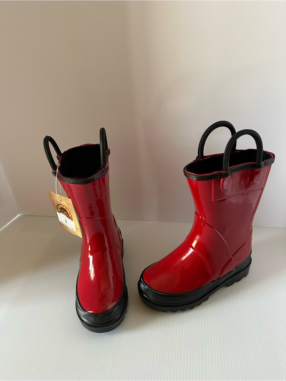 Western Chief Red Rain Boots Kids Size 7 NWT Waterproof